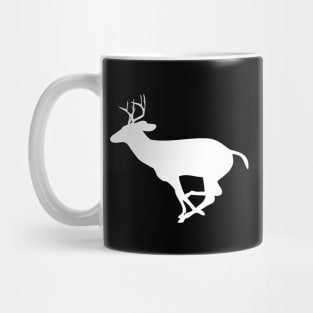 Deer Hunter - Deer running silhouette Mug